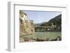 Ashrams on Banks of River Ganges, Lakshman Jhula, Rishikesh, India-Tony Waltham-Framed Photographic Print