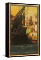 Ashtabula Harbor Travel Poster-null-Framed Stretched Canvas