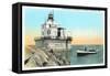 Ashtabula Lighthouse-null-Framed Stretched Canvas