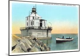 Ashtabula Lighthouse-null-Mounted Art Print