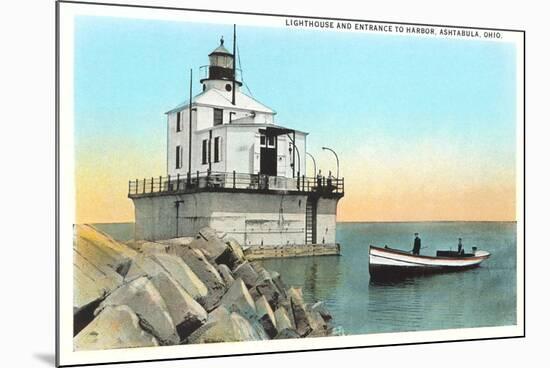 Ashtabula Lighthouse-null-Mounted Art Print