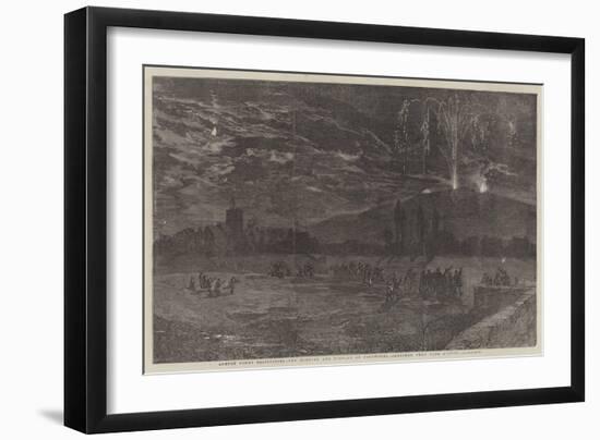 Ashton Court Festivities, the Bonfire and Display of Fireworks-null-Framed Giclee Print