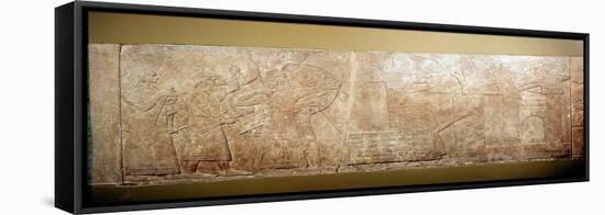 Ashurnasirpal Ii, King of Assyria, C9th Century BC-null-Framed Stretched Canvas