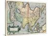 Asia, 1592-Abraham Ortelius-Stretched Canvas