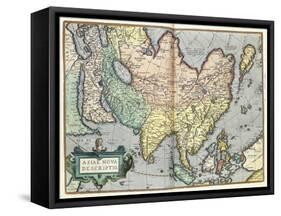 Asia, 1592-Abraham Ortelius-Framed Stretched Canvas