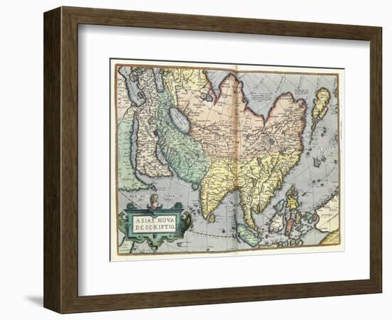 Asia, 1592-Abraham Ortelius-Framed Giclee Print