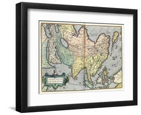 Asia, 1592-Abraham Ortelius-Framed Giclee Print