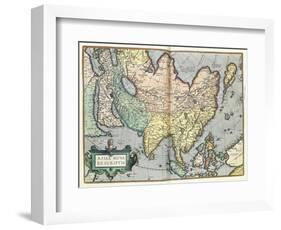 Asia, 1592-Abraham Ortelius-Framed Giclee Print