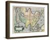 Asia, 1592-Abraham Ortelius-Framed Giclee Print