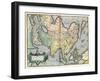 Asia, 1592-Abraham Ortelius-Framed Giclee Print