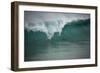 Asia, Australia Tasmania Friendly Beach Breakers-John Ford-Framed Photographic Print