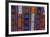 Asia, Bhutan, Bumthang. Bhutanese Textile.-Kymri Wilt-Framed Photographic Print