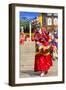 Asia, Bhutan, Gangtey Gonpa. Dance of the Furies-Ellen Goff-Framed Photographic Print