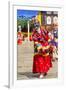 Asia, Bhutan, Gangtey Gonpa. Dance of the Furies-Ellen Goff-Framed Photographic Print