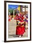 Asia, Bhutan, Gangtey Gonpa. Dance of the Furies-Ellen Goff-Framed Photographic Print