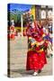 Asia, Bhutan, Gangtey Gonpa. Dance of the Furies-Ellen Goff-Stretched Canvas