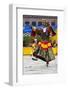 Asia, Bhutan, Gangtey Gonpa Tshechu. Dance of the Furies-Ellen Goff-Framed Photographic Print