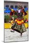 Asia, Bhutan, Gangtey Gonpa Tshechu. Dance of the Furies-Ellen Goff-Mounted Premium Photographic Print