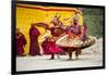 Asia, Bhutan, Haa Tshechu. Dance of the Furies-Ellen Goff-Framed Premium Photographic Print