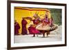 Asia, Bhutan, Haa Tshechu. Dance of the Furies-Ellen Goff-Framed Photographic Print