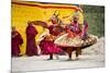 Asia, Bhutan, Haa Tshechu. Dance of the Furies-Ellen Goff-Mounted Photographic Print