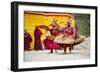 Asia, Bhutan, Haa Tshechu. Dance of the Furies-Ellen Goff-Framed Photographic Print