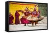 Asia, Bhutan, Haa Tshechu. Dance of the Furies-Ellen Goff-Framed Stretched Canvas