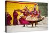 Asia, Bhutan, Haa Tshechu. Dance of the Furies-Ellen Goff-Stretched Canvas