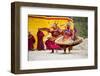 Asia, Bhutan, Haa Tshechu. Dance of the Furies-Ellen Goff-Framed Photographic Print