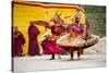 Asia, Bhutan, Haa Tshechu. Dance of the Furies-Ellen Goff-Stretched Canvas