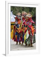 Asia, Bhutan, Haa Tshechu. Dance of the Terrifying Deities-Ellen Goff-Framed Photographic Print