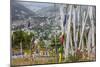 Asia, Bhutan, Prayer Flags Overlooking Thimphu-Ellen Goff-Mounted Photographic Print