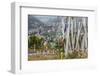 Asia, Bhutan, Prayer Flags Overlooking Thimphu-Ellen Goff-Framed Photographic Print