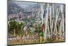 Asia, Bhutan, Prayer Flags Overlooking Thimphu-Ellen Goff-Mounted Photographic Print