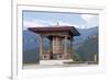 Asia, Bhutan, Punakha Valley. Prayer Wheel at the Nunnery-Ellen Goff-Framed Photographic Print