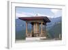 Asia, Bhutan, Punakha Valley. Prayer Wheel at the Nunnery-Ellen Goff-Framed Photographic Print