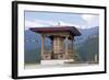 Asia, Bhutan, Punakha Valley. Prayer Wheel at the Nunnery-Ellen Goff-Framed Photographic Print