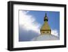 Asia, Bhutan, Punakha Valley. Stupa at the Nunnery-Ellen Goff-Framed Photographic Print