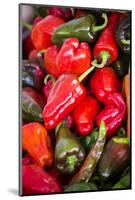 Asia, Bhutan, Thimphu, Chili Peppers for Sale in Market-Ellen Goff-Mounted Photographic Print