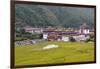 Asia, Bhutan, Thimphu, Royal Palace. Views of the Royal Palace in Thimphu-Ellen Goff-Framed Photographic Print