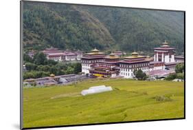 Asia, Bhutan, Thimphu, Royal Palace. Views of the Royal Palace in Thimphu-Ellen Goff-Mounted Photographic Print