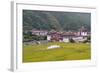 Asia, Bhutan, Thimphu, Royal Palace. Views of the Royal Palace in Thimphu-Ellen Goff-Framed Photographic Print