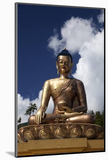 Asia, Bhutan, Thimpu. Buddha Dordenma Overlooking Thimpu-Kymri Wilt-Mounted Photographic Print