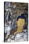 Asia, Bhutan, Trongsa. Rock Painting Scene from 'Travelers and Magicians' Movie-Kymri Wilt-Stretched Canvas