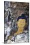 Asia, Bhutan, Trongsa. Rock Painting Scene from 'Travelers and Magicians' Movie-Kymri Wilt-Stretched Canvas