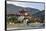 Asia, Bhutan. Views of the Punakha Dzong and the Wang Chu River-Ellen Goff-Framed Stretched Canvas