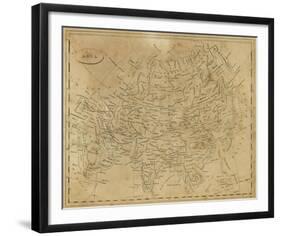 Asia, c.1812-Aaron Arrowsmith-Framed Art Print