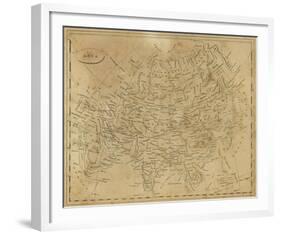 Asia, c.1812-Aaron Arrowsmith-Framed Art Print