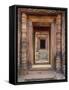 Asia, Cambodia, Angkor Wat Entryway-John Ford-Framed Stretched Canvas