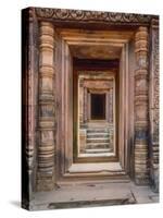 Asia, Cambodia, Angkor Wat Entryway-John Ford-Stretched Canvas